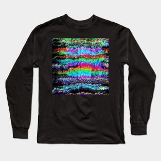 Broken Television, Incomplete Signal Long Sleeve T-Shirt